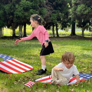Cornhole Board Set with bean bags