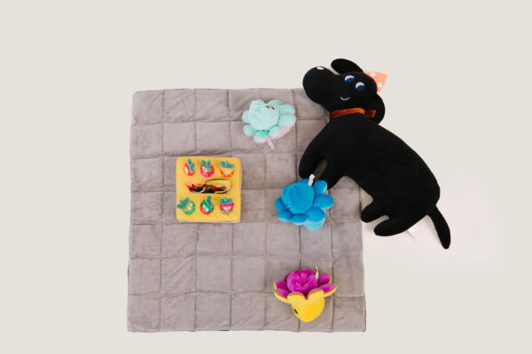 Weighted Lap Pad - black dog - 图片 2