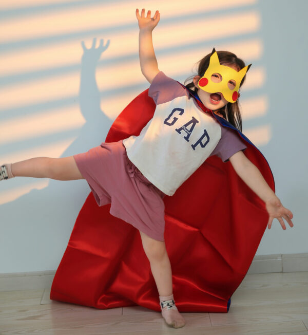 Superhero Cape  - Pikaqiu red