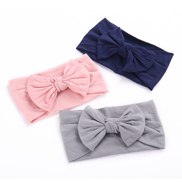 Baby Head Wraps - Navy - 图片 2