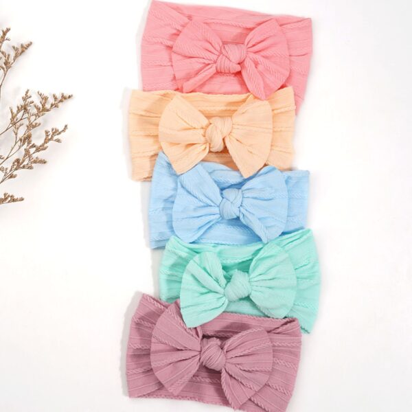 Baby Head Wraps - Watermelon red - 图片 4