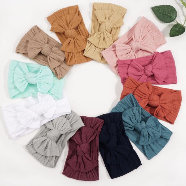 Baby Head Wraps - Watermelon red - 图片 6
