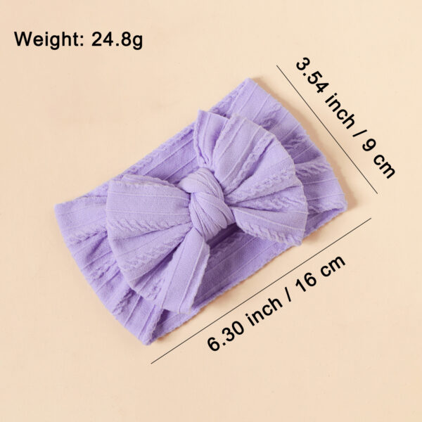 Baby Head Wraps - Watermelon red - 图片 5