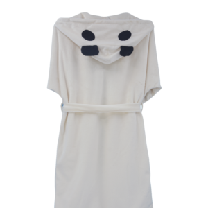 Hooded Bathrobe for child -Ivory