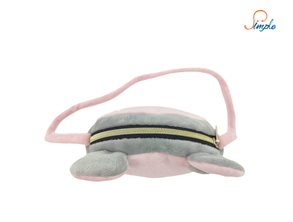 Velvet mini bag -pink cat - 图片 3