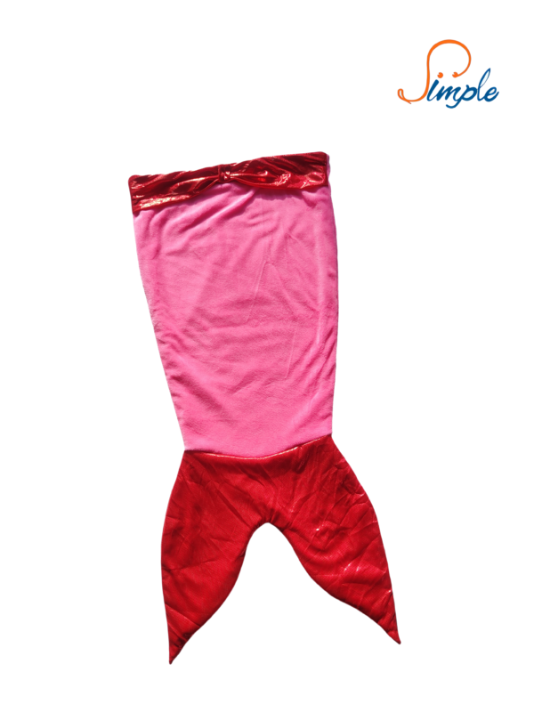 Animal Tail Blanket Bag-Mermaid-Red & pink - 图片 3