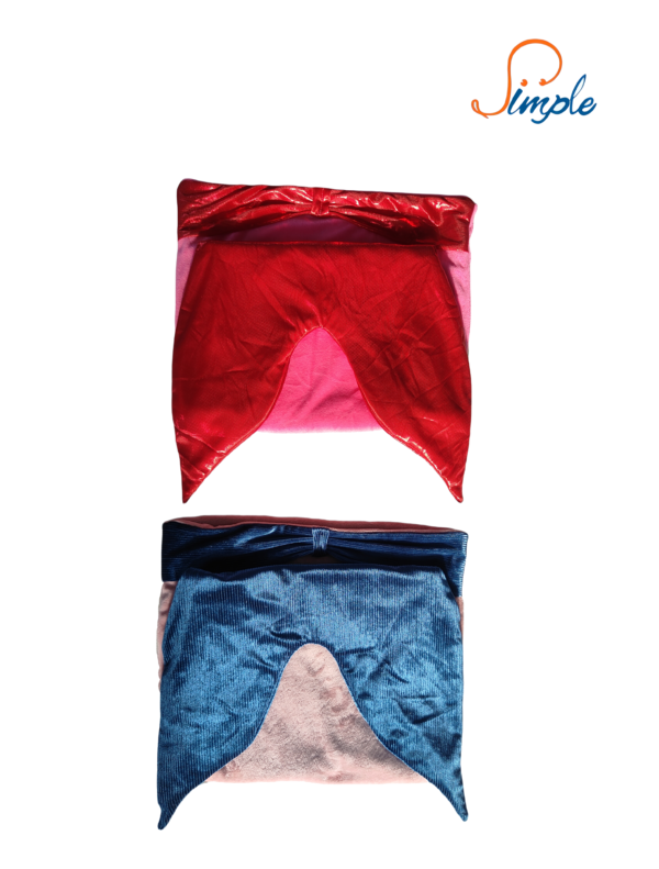 Animal Tail Blanket Bag-Mermaid-Blue & pink - 图片 4