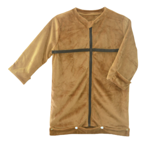 Sleeping bag with sleeves-brown 1tog (21-24 ℃)
