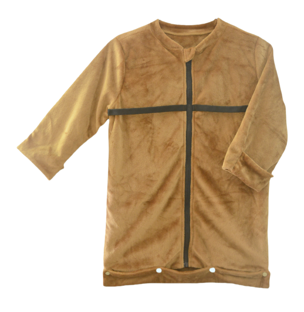 Sleeping bag with sleeves-brown 1tog (21-24 ℃)