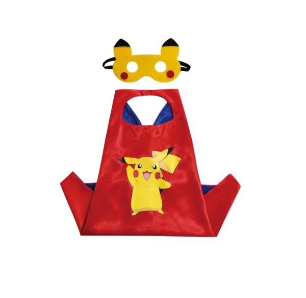 Superhero Cape  - Pikaqiu red - 图片 2