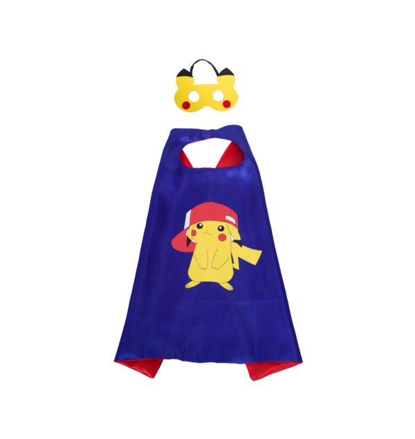 Superhero Cape  - Pikaqiu blue