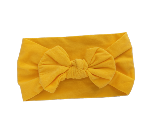 Baby Head Wraps - Earthy yellow